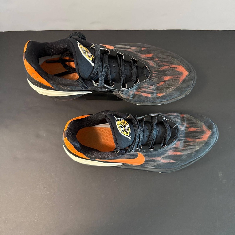 Nike Air Zoom GT Cut 2 Black Total Orange Basketball Shoes DJ6015-004 Mens 9.5 - Picture 14 of 16